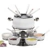 Sortie ⭐ Nouvel Sarina Fondue Set, 21 Pièce - Kit De Fondue ????