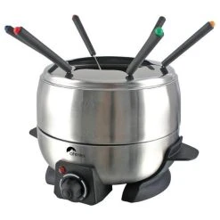 Vente flash ???? Ohmex Fondue Set Silver - Kit De Fondue ⭐