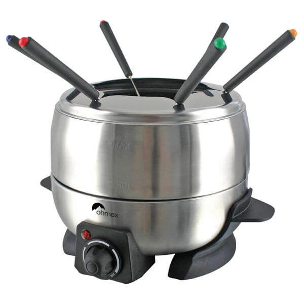 Vente flash ???? Ohmex Fondue Set Silver - Kit De Fondue ⭐ 1 Vente flash ???? Ohmex Fondue Set Silver - Kit De Fondue ⭐