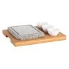 Top 10 ???? Maeser Set De Pierres à Griller, Y Compris 3 Coupelles à Dips Et Plaque En Bois De Bambou - Accessoires Pour Raclette Et Foundue ✨