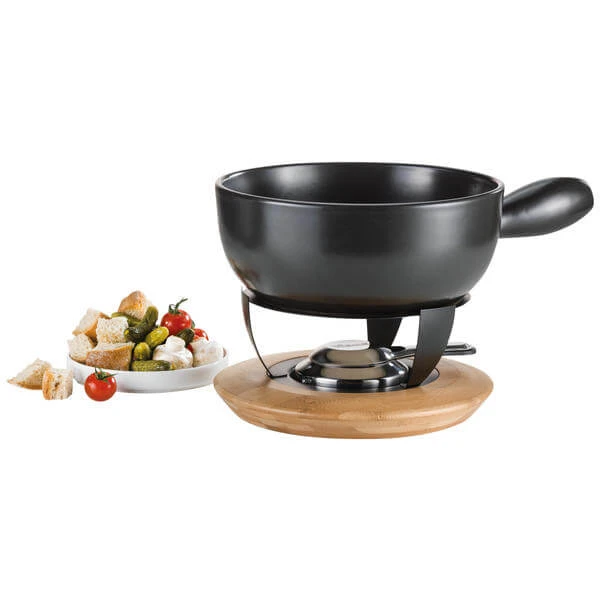 Remise ???? Koenig KäsefondueSet Bamboo - Kit De Fondue ???? 2 Remise ???? Koenig KäsefondueSet Bamboo - Kit De Fondue ???? – Image 2