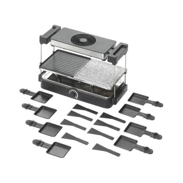 Bon marché ???? Trebs Four à Raclette Avec Hotte Aspirante Et Plaque De Pierre 5 En 1 - Grils à Raclette ???? 3 Bon marché ???? Trebs Four à Raclette Avec Hotte Aspirante Et Plaque De Pierre 5 En 1 - Grils à Raclette ???? – Image 3