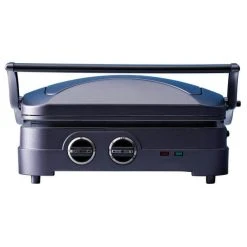 Promo ???? Cuisinart Griddler Elite 2 Plaques Bleu - Gril De Contact ????