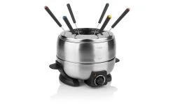 Tout neuf ???? Princess Service à Fondue Tout-en-un 800 Watt 7 Pièce/s, Noir/Argenté - Kit De Fondue ????