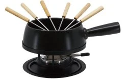 Meilleure vente ✔️ Kadastar Service à Fondue Au Fromage Medium Pure 9 Pièce/s, Noir - Kit De Fondue ⌛