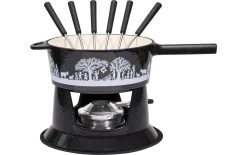 Top 10 ✨ Kadastar Service à Fondue Au Fromage Bénichon De Montagne G22 10 Pièce/s, Noir - Kit De Fondue ⌛